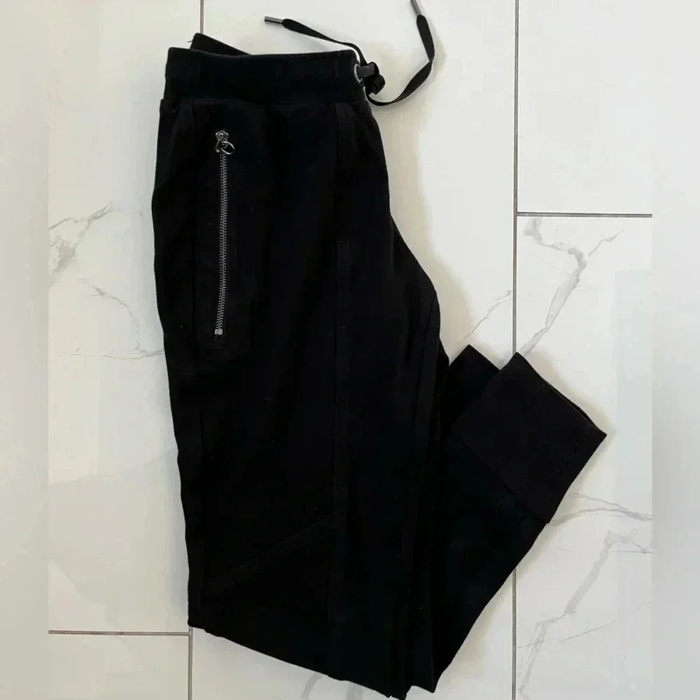 Olsen/ Lisa/  Dressy joggers/ Ankle/ Cropped/ Black/ Size US XS - Picture 5 of 13